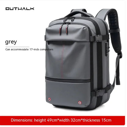 Travel Backpack Men's Business Multifunction Computer Bag Vacuum Compression Large-capacity Backpack